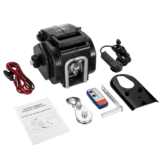 Fishing Boat Anchor Winch - Winch Jangkar Kapal, Tipe Drum 12V