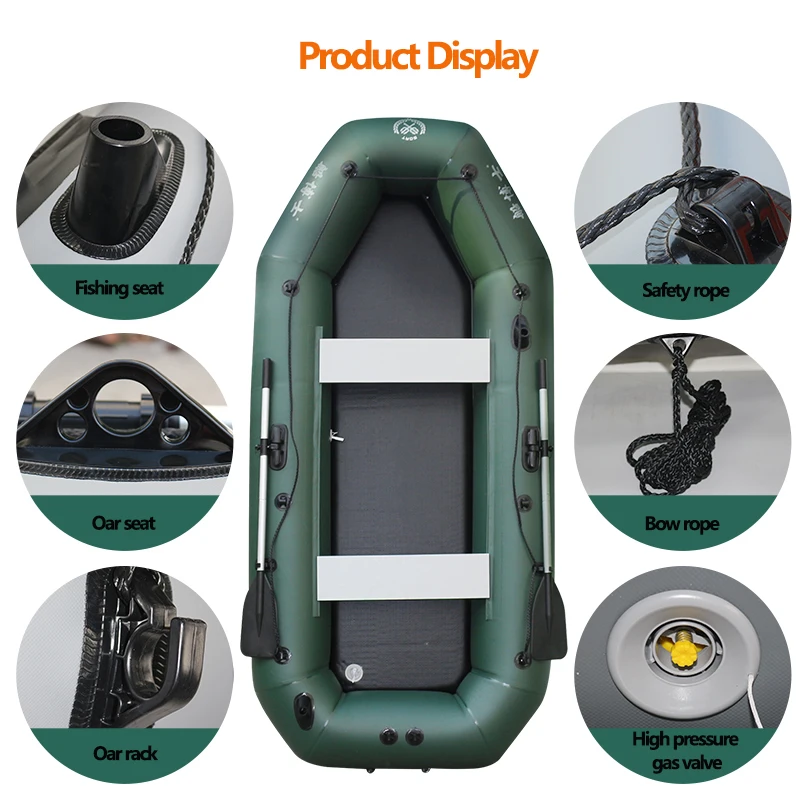 Kayak memancing hijau 1.75 ~ 3 - Fishing Boat Inflatable ulasan dan harga