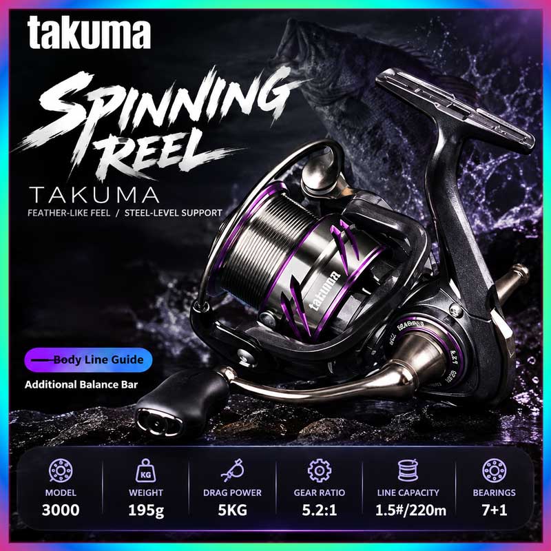 Takuma Lingxi 3000s, Gulungan  - Fishing Boat Steering Wheel ulasan dan harga