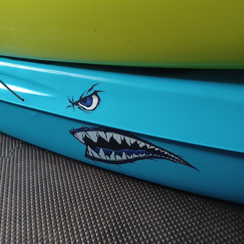 2 Buah Stiker Perahu Mulut Gig - Fishing Boat Inflatable ulasan dan harga