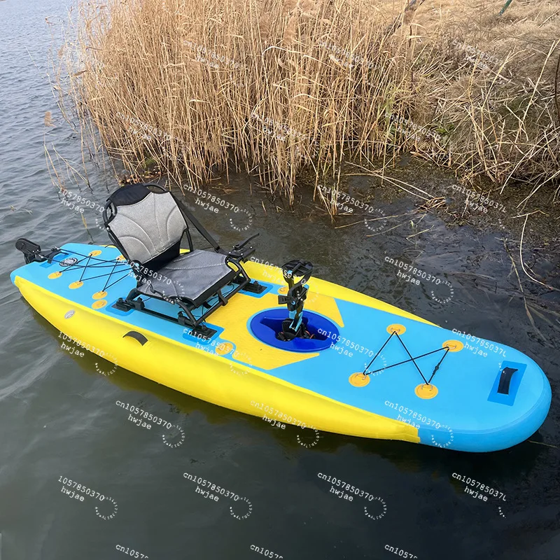 Kayak Pedal Tiup dengan Logo K - Fishing Boat Inflatable ulasan dan harga